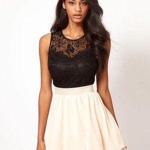 ASOS Little Mistress Lace Bustier Dress Size 2